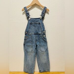 Zara Light Blue Denim Overalls